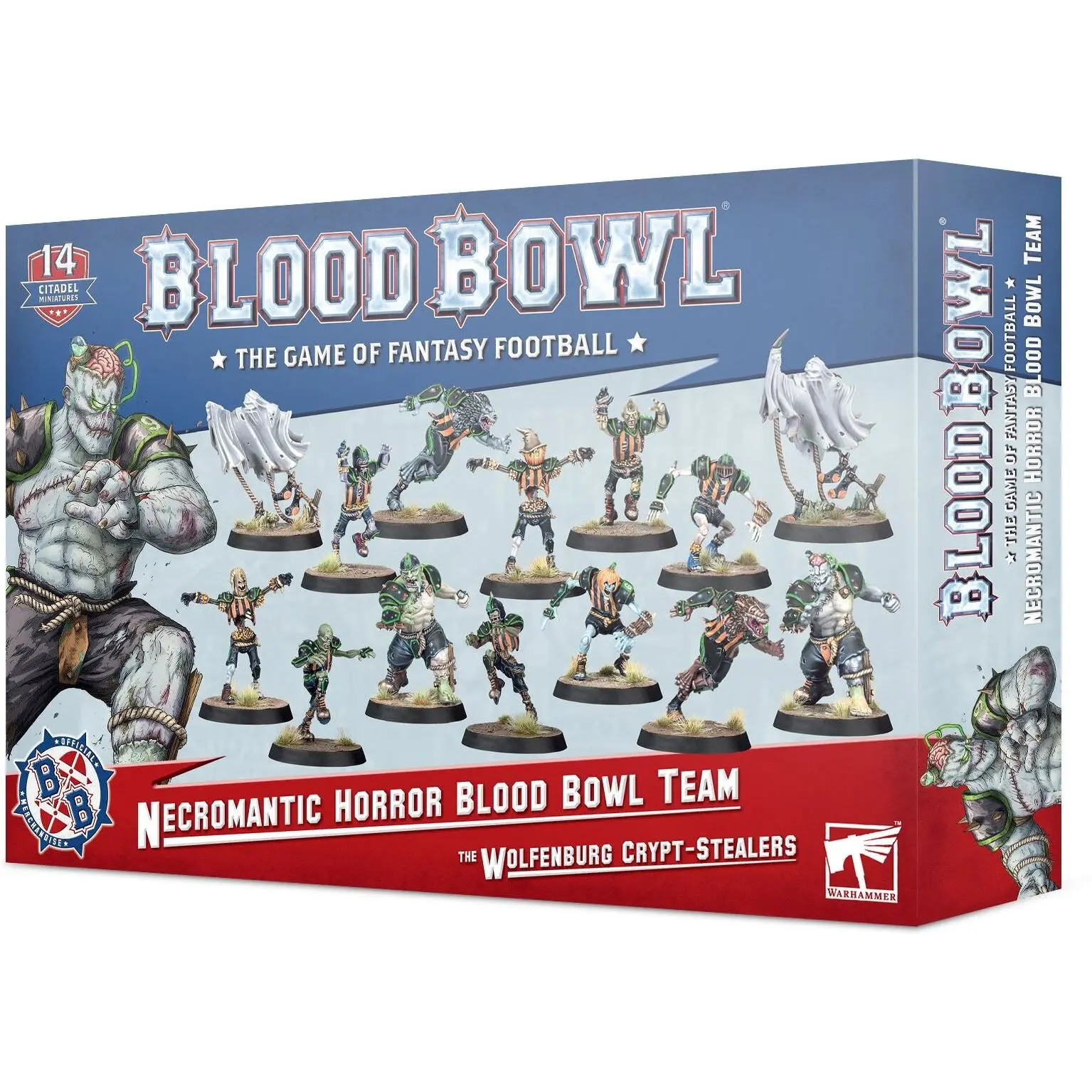 Figurines Games Workshop Blood Bowl - Team d'Horreurs Nécromantiques : The Wolfenburg Crypt-Stealers (x14)