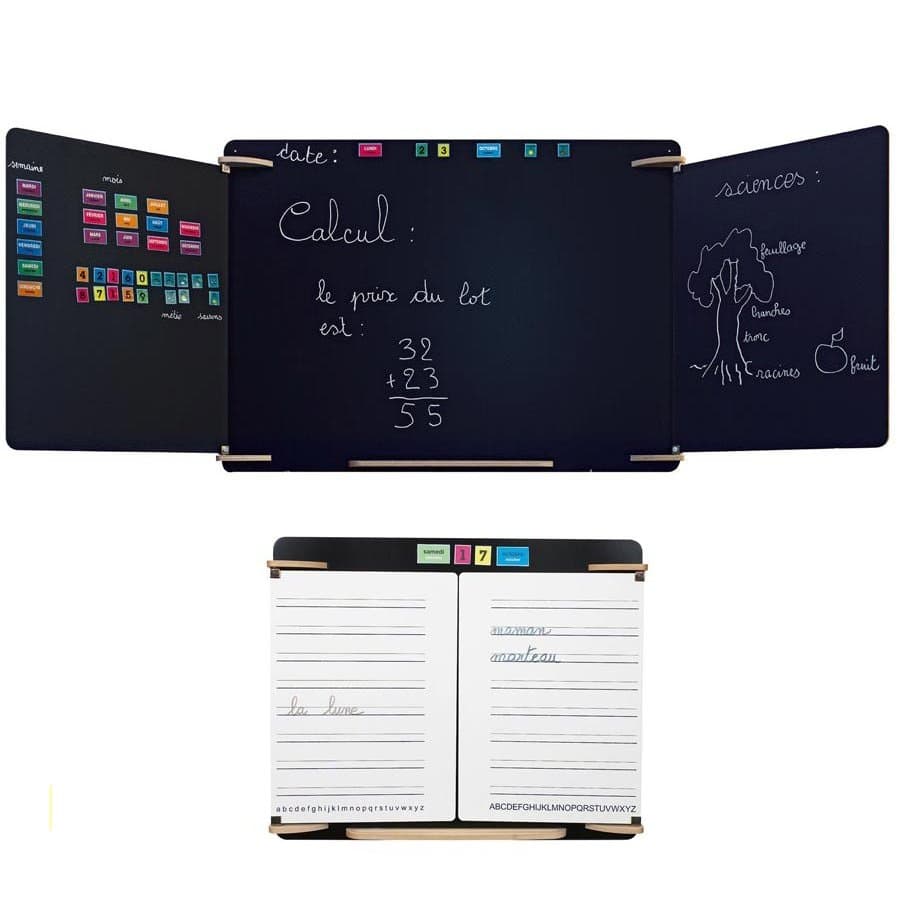 Tableau Triptyque : Le vrai tableau d'école