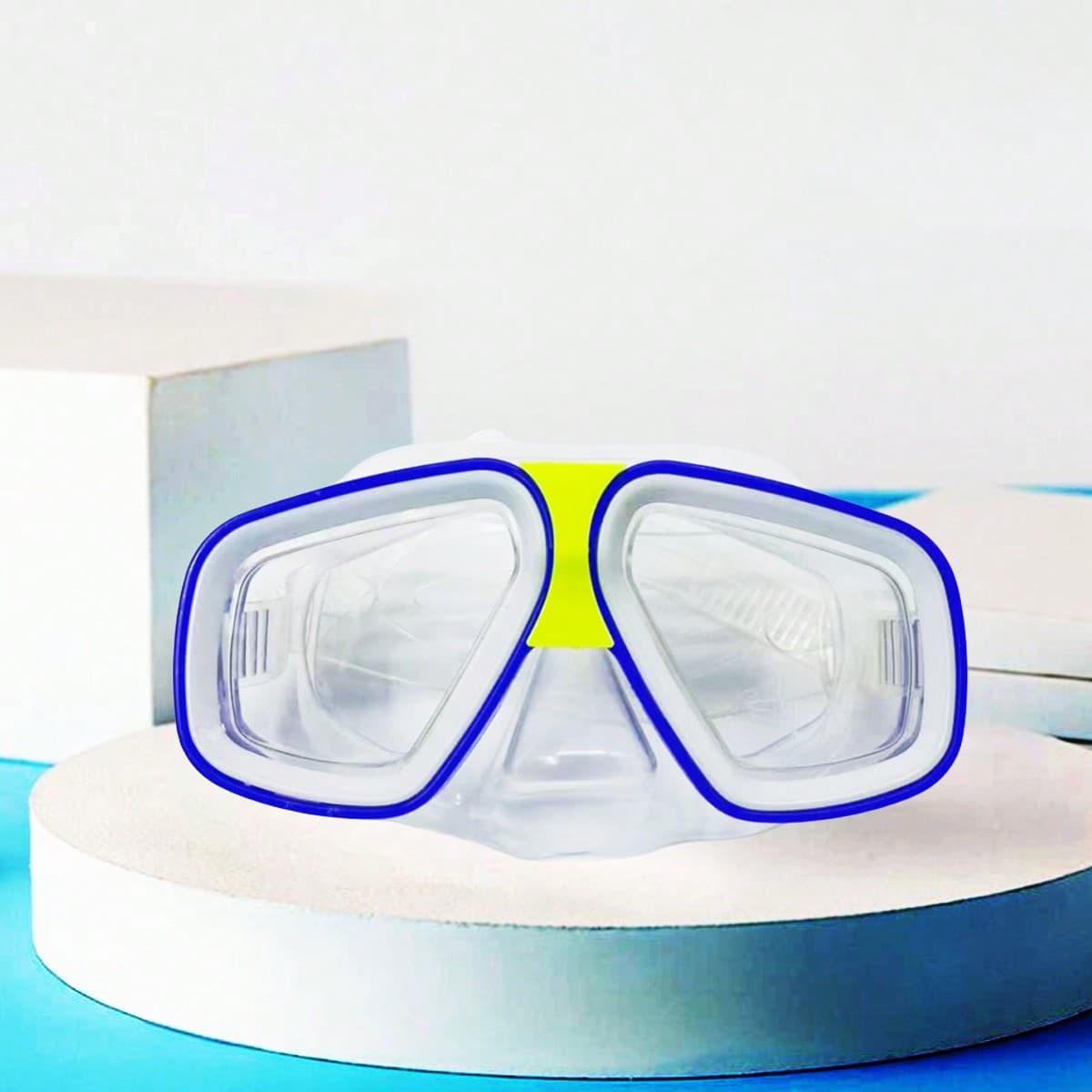 1 pièce Lunettes de natation, lunettes de natation à grand cadre HD, petite taille adaptées pour les plages et les piscines d'été